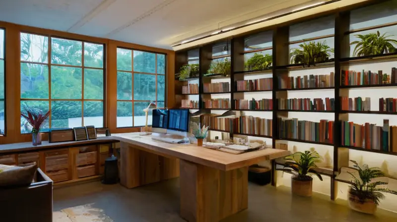 Estudio arquitectónico moderno lleno de creatividad