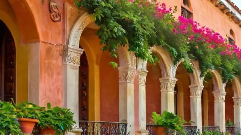 Arquitectura vibrante y acogedora llena de historia