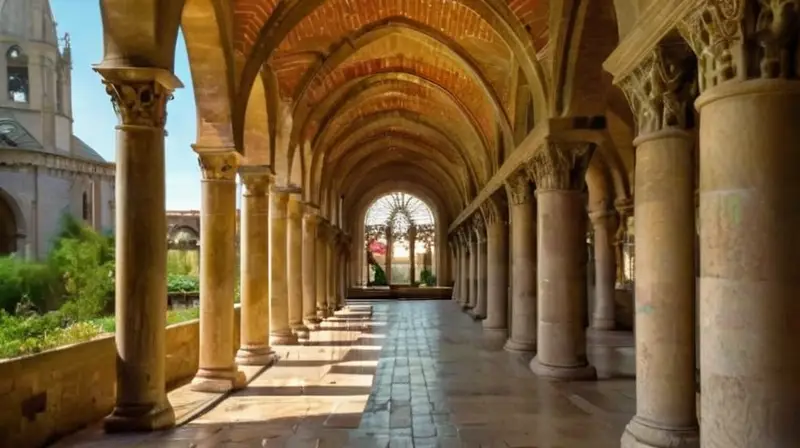 Arquitectura histórica y moderna en armonía